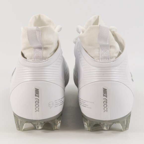 Nike Alpha Huarache 8 Elite \'White Metallic Silver\' CW4440-100 size 15 main image 5